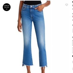 MOTHER Insider Crop Step Fray